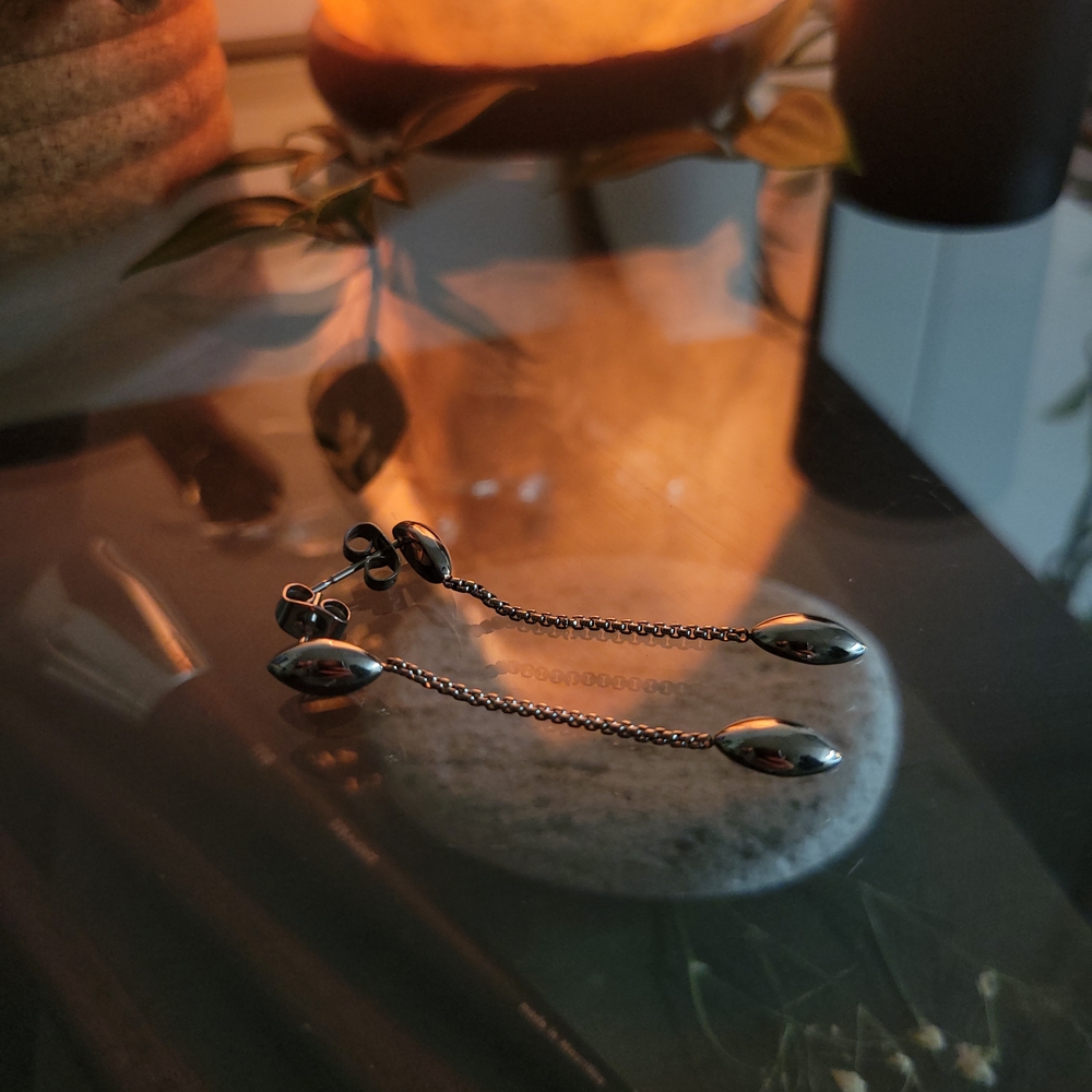 Silver Drop Earrings